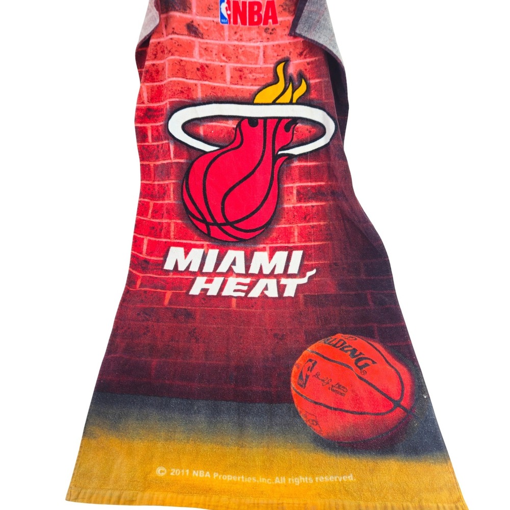 Miami Heat NBA Basketball Beach Towel Large 2011 Championship Finals souvenir